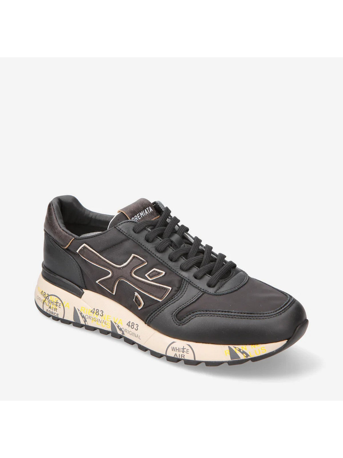 PREMIATA Sneaker Uomo MICK VAR 6418 Nero gioboutiqueweb