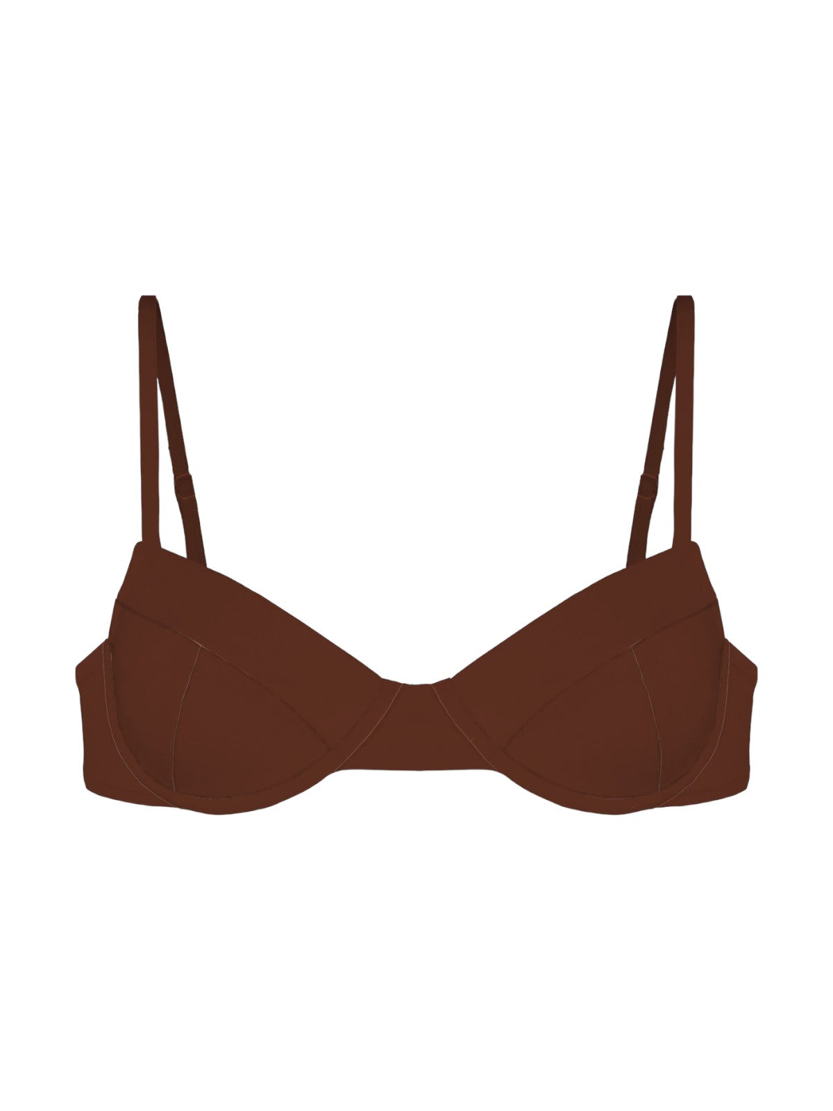 MC2 SAINT BARTH Costume da bagno Donna Bralette BEA 00850D Marrone gioboutiqueweb