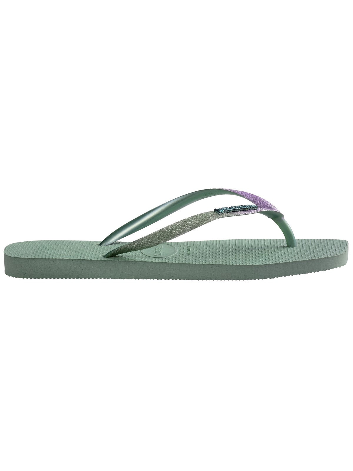 HAVAIANAS Ciabatta Donna Hav. Square glitter 4148102.1809 Verde gioboutiqueweb