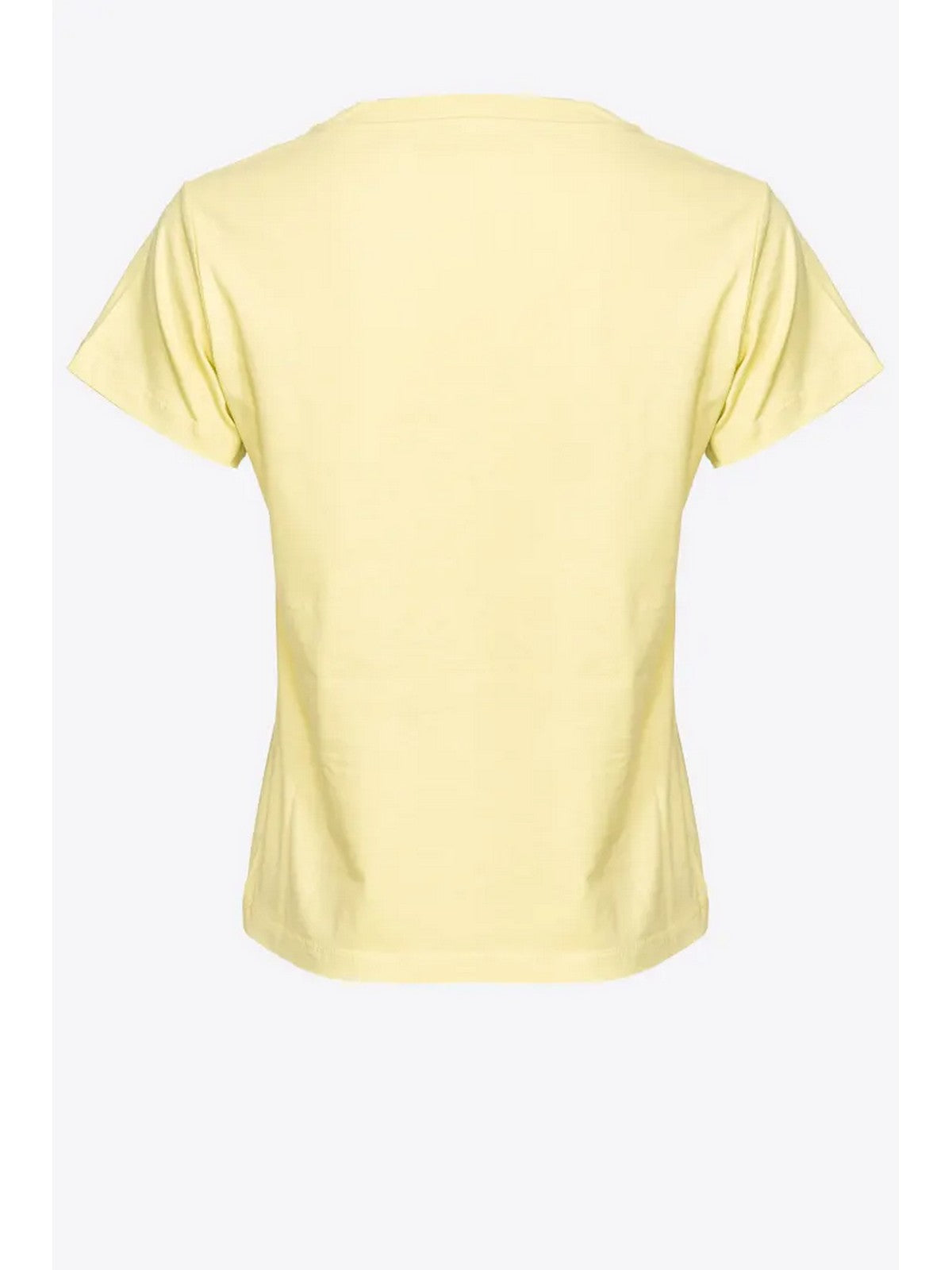 Pinko T-Shirt und Basis Frauenstange 100373-A1N8 H23 Gelb