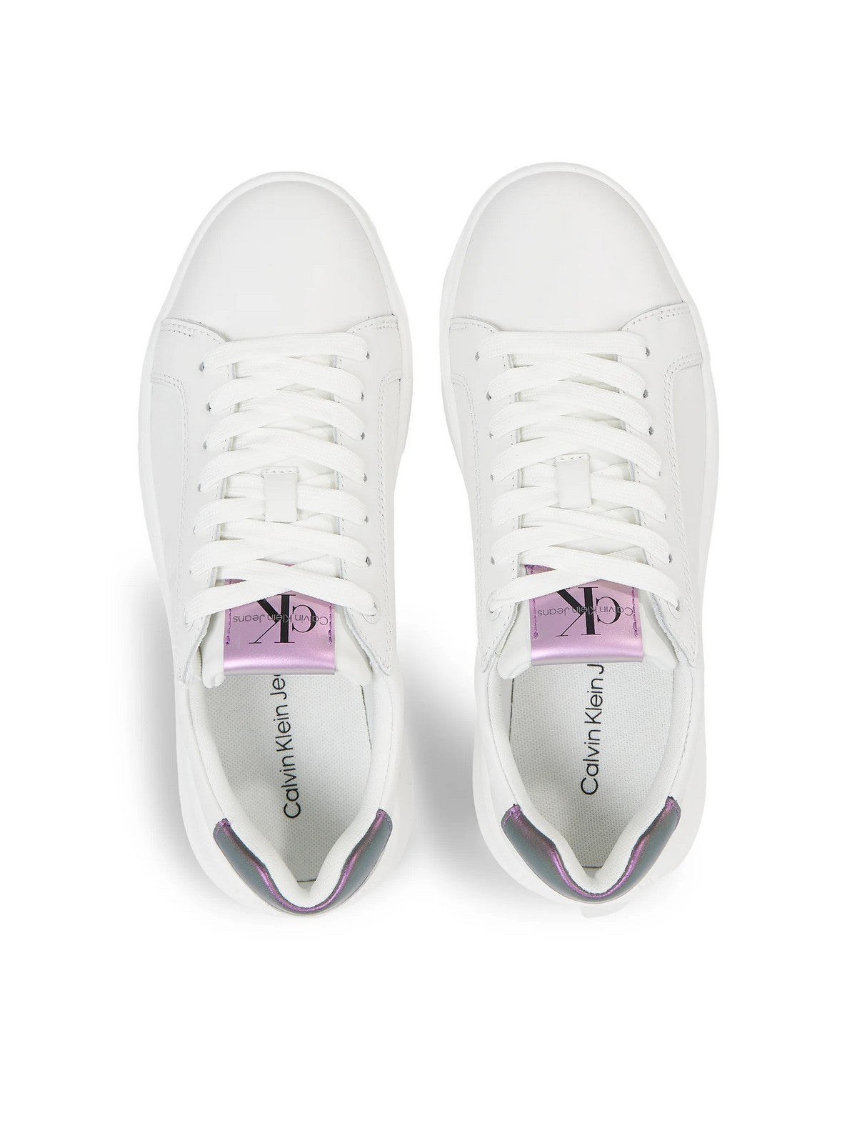 CALVIN KLEIN Sneaker Donna YW0YW01202 01W Bianco gioboutiqueweb