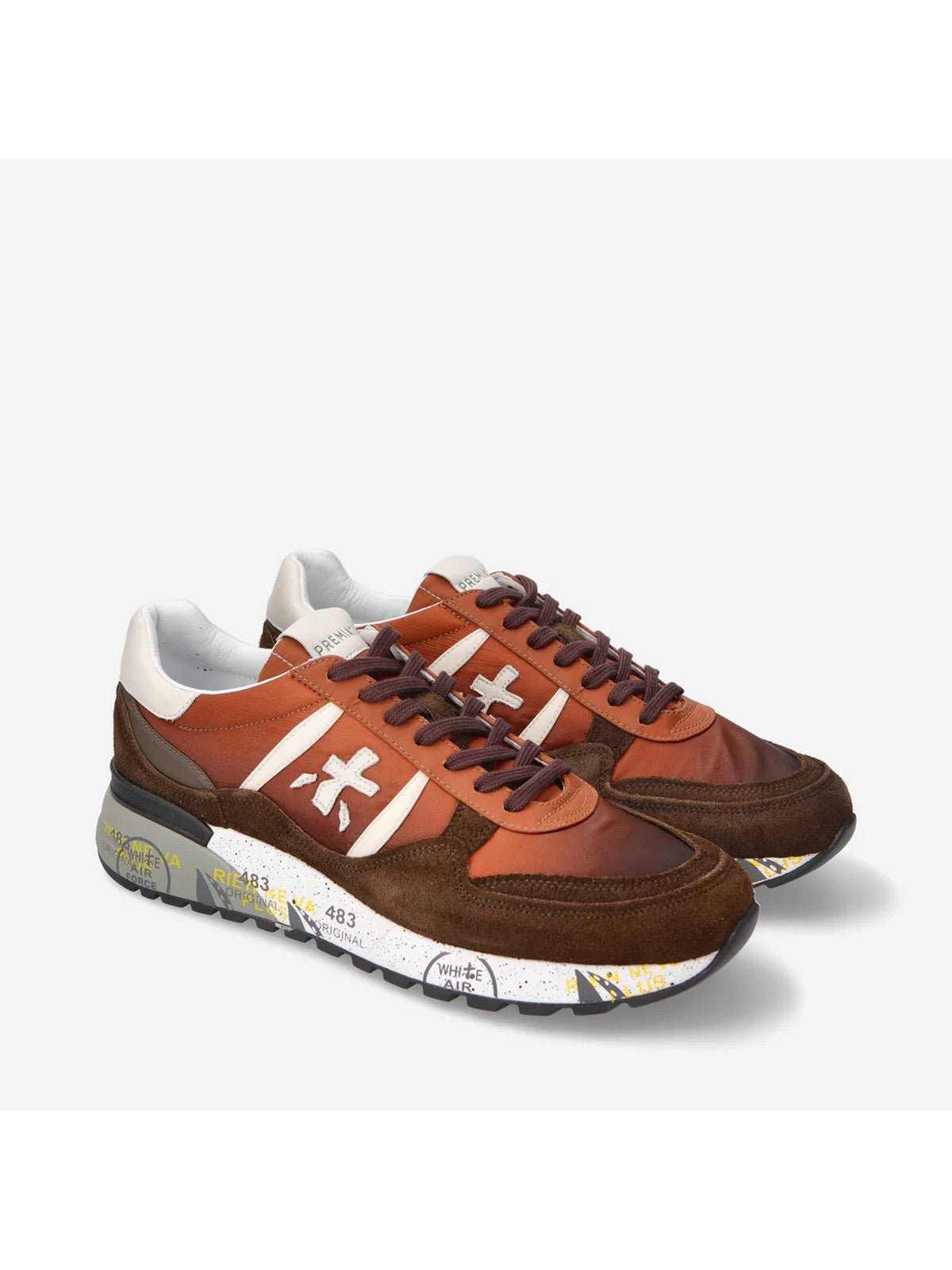 Verliehen Männer Sneaker Landeck Var 6405 Marrone