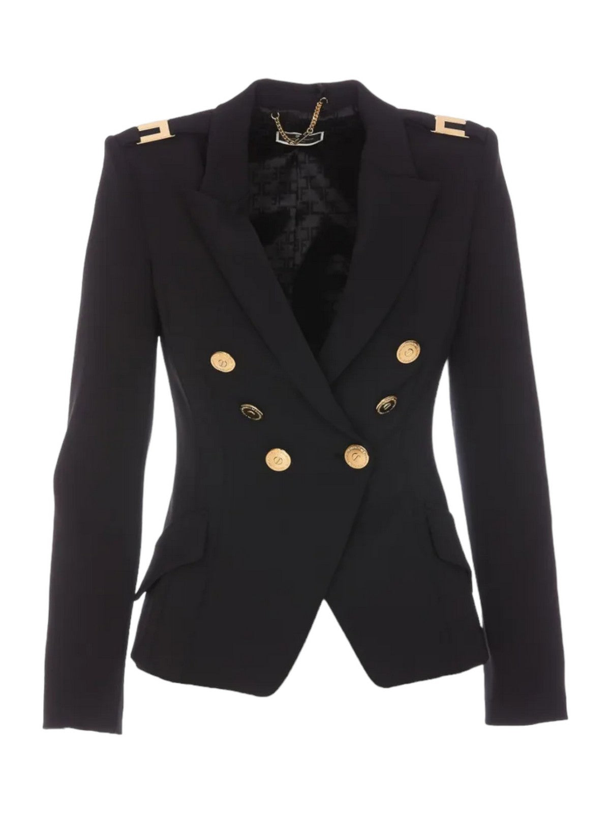 ELISABETTA FRANCHI Giacca Donna GI06136E2 110 Nero gioboutiqueweb