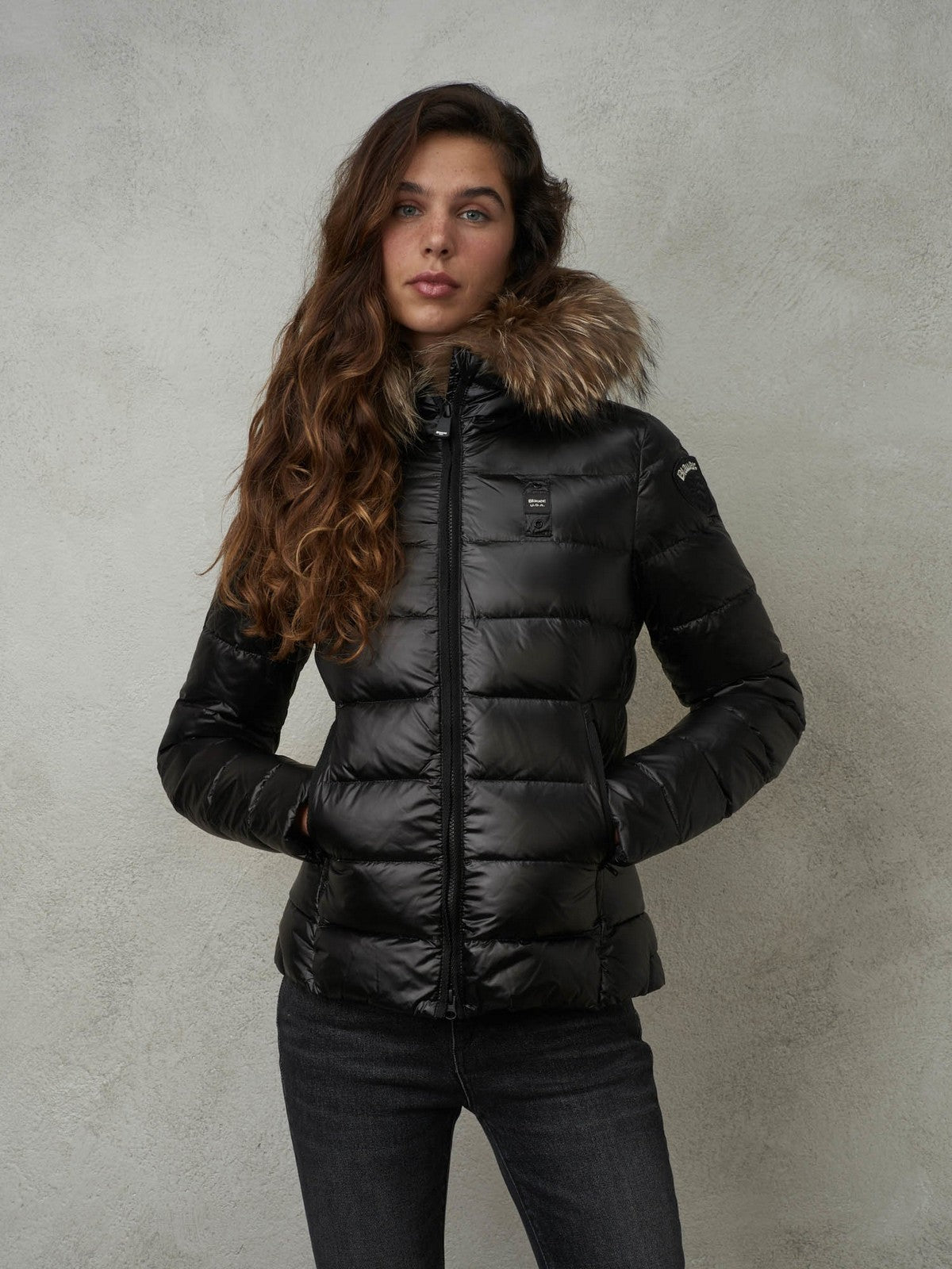 Blauer Women's Down Jacket 23WBLDC03148 005050 999el Black