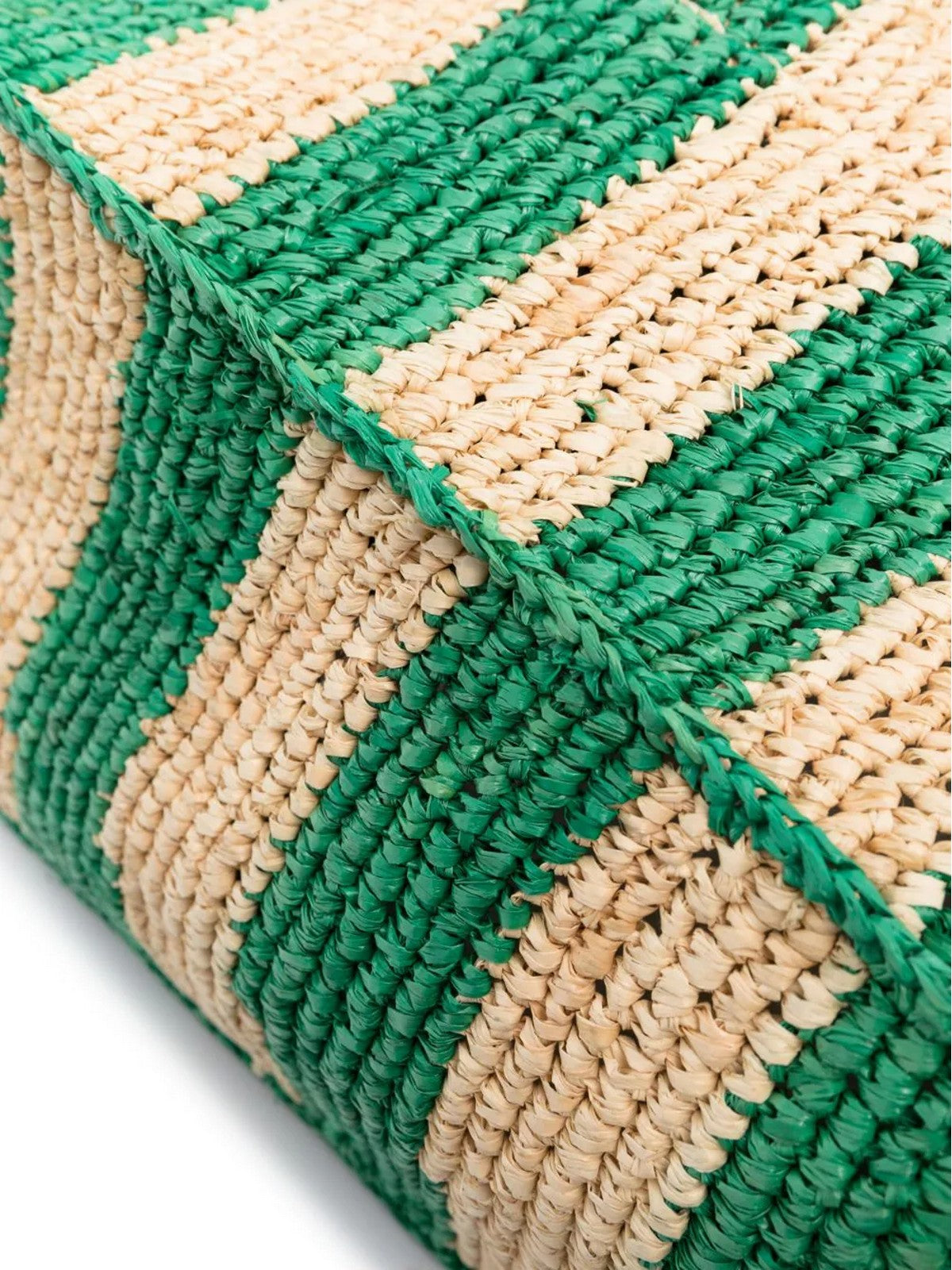 MC2 Saint Barth Bag Woman Vanity Raffia 04658D Verde