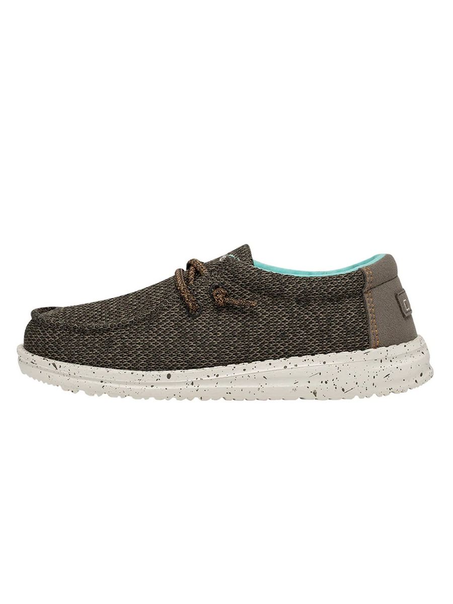 DUDE Mocassino Bambini e ragazzi Wally youth 130138702 Verde gioboutiqueweb