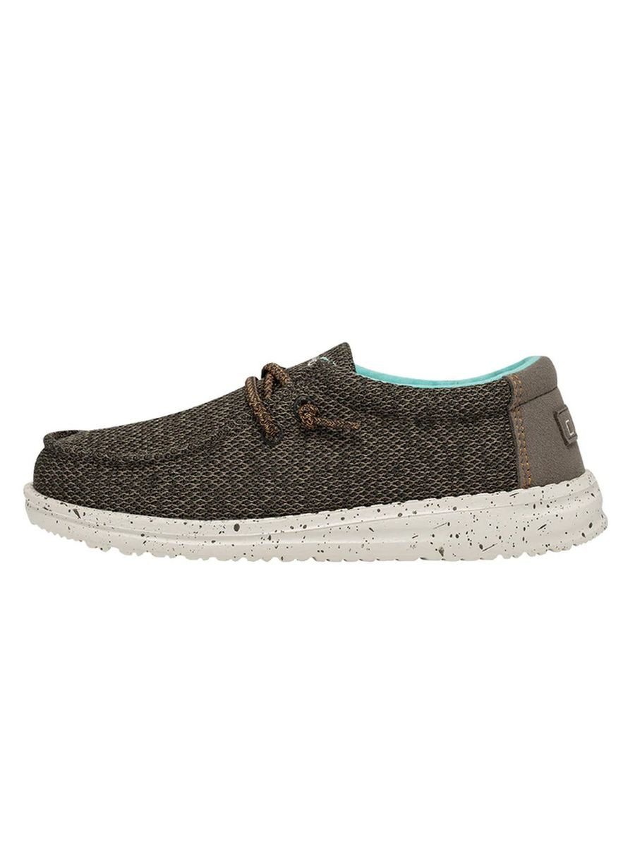 DUDE Mocassino Bambini e ragazzi Wally youth 130138702 Verde gioboutiqueweb