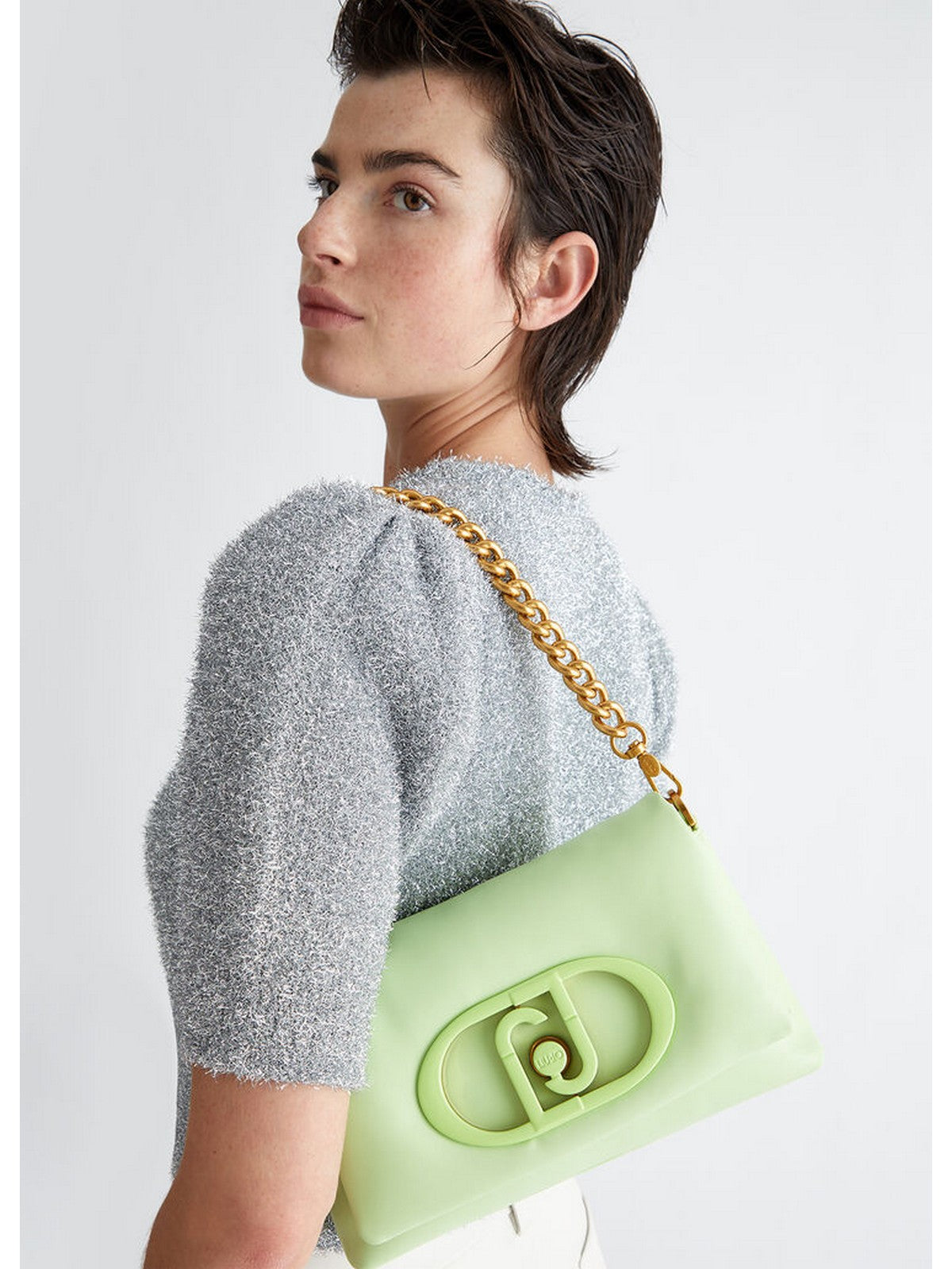 LIU JO ACCESSORIES Borsa Donna AA4148E0015 00930 Verde gioboutiqueweb