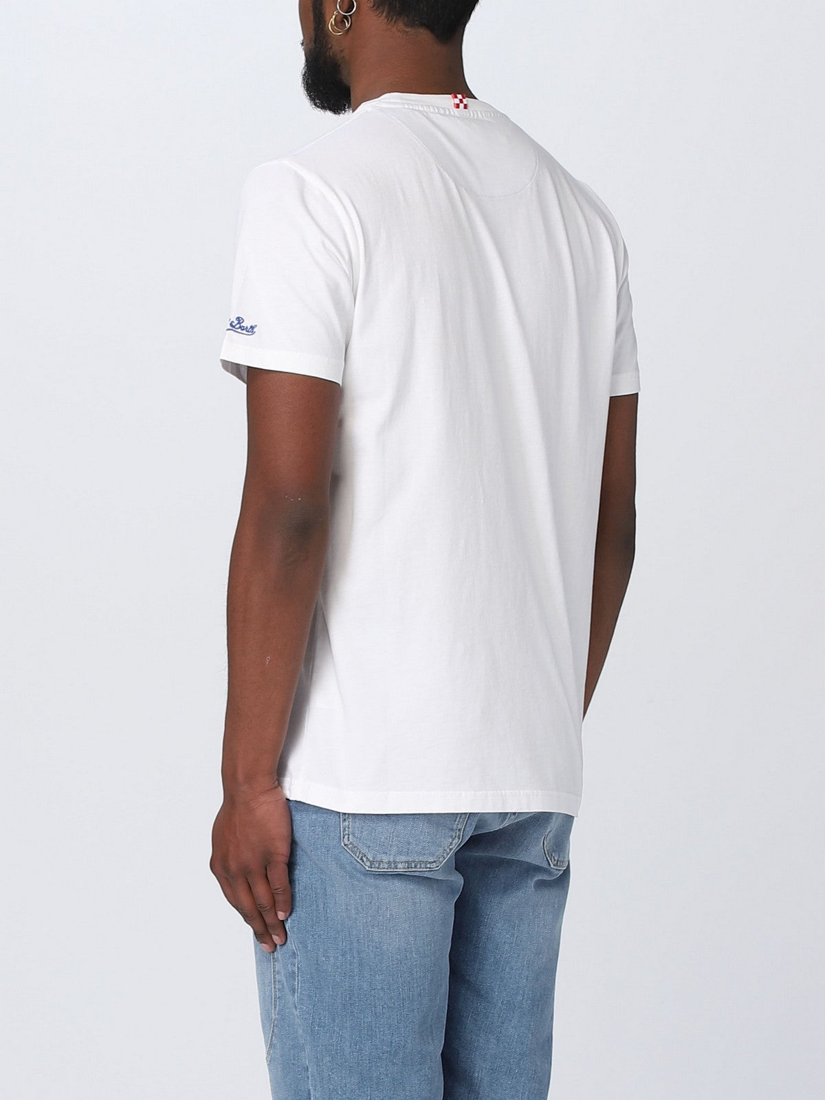 Mc2 Saint Barth T-shirt and Men's Polo Blanche 04270d White