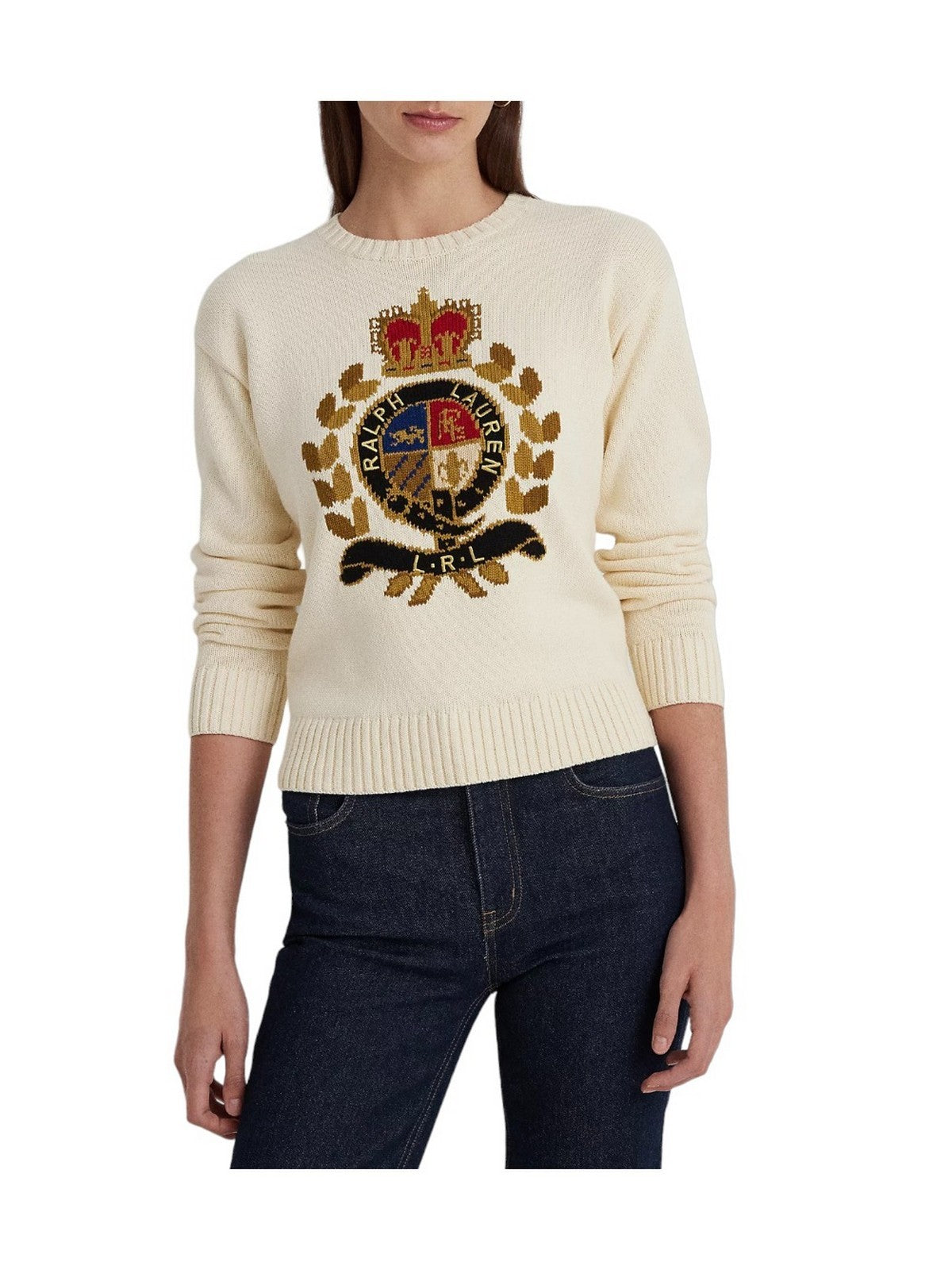 LAUREN RALPH LAUREN Maglione Donna 200921567 003 Beige