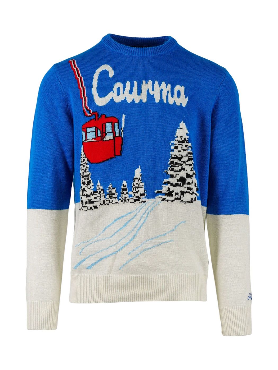 Mc2 Saint Barth Men's sweater Heron C Cusn17 Blue