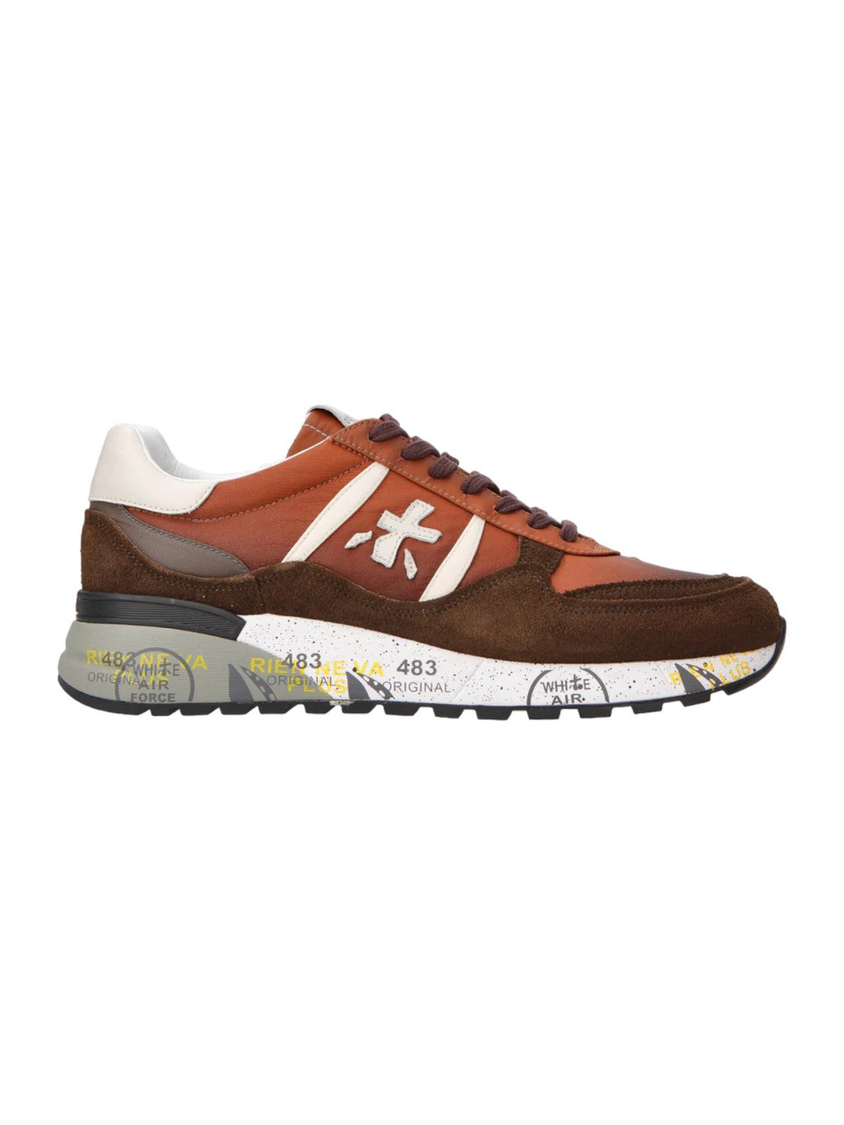 Verliehen Männer Sneaker Landeck Var 6405 Marrone