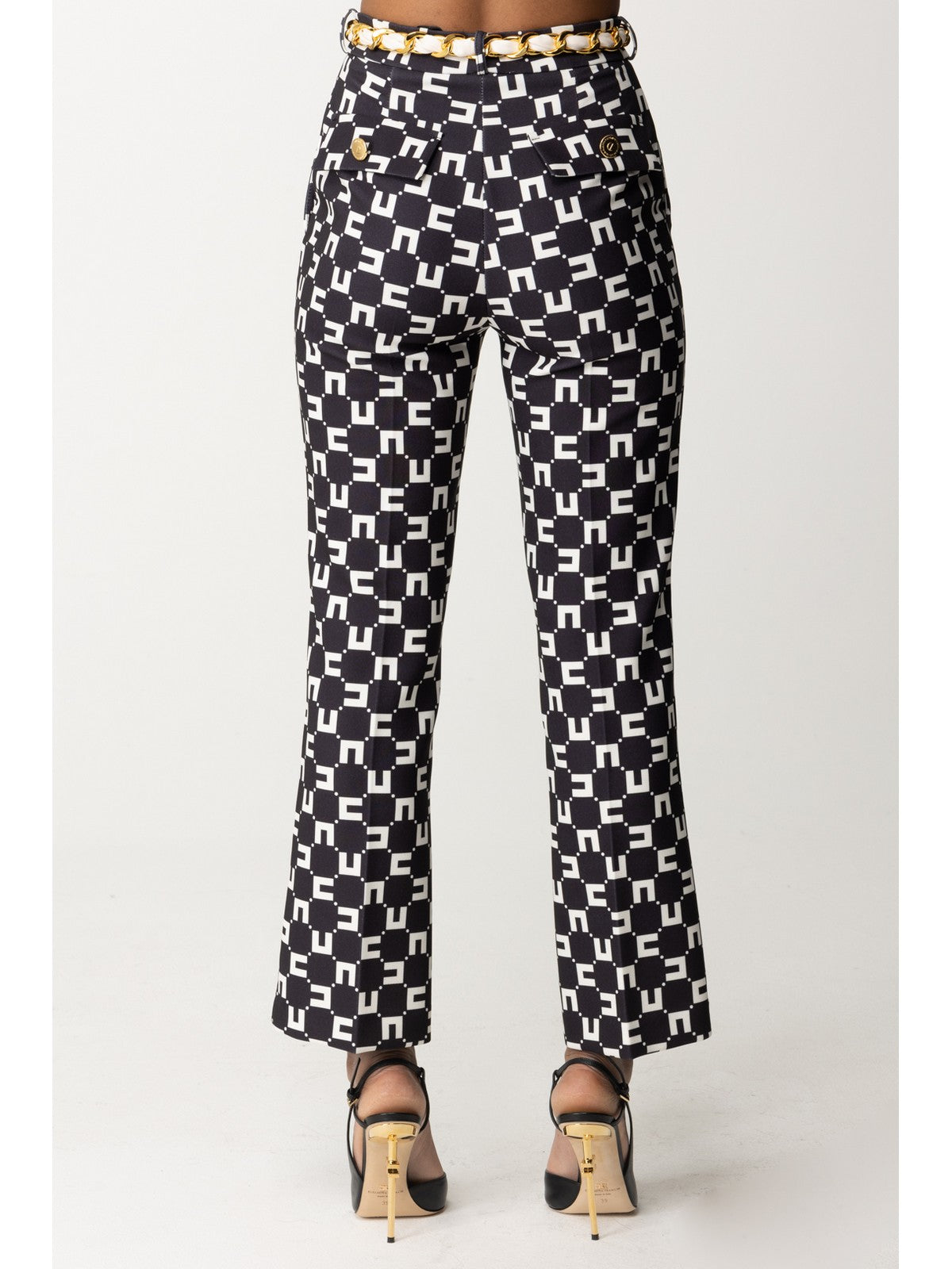 ELISABETTA FRANCHI Pantalone Donna PAS1641E2 685 Nero