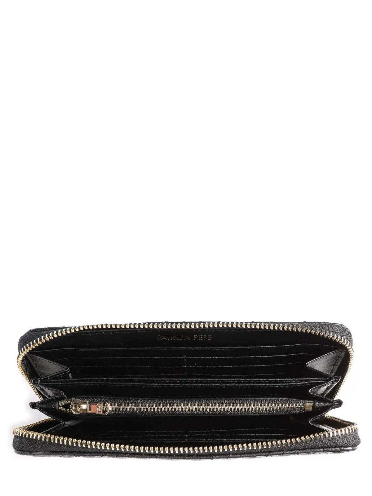PATRIZIA PEPE Portafoglio Donna 2Q4879 L082 K103 Nero gioboutiqueweb
