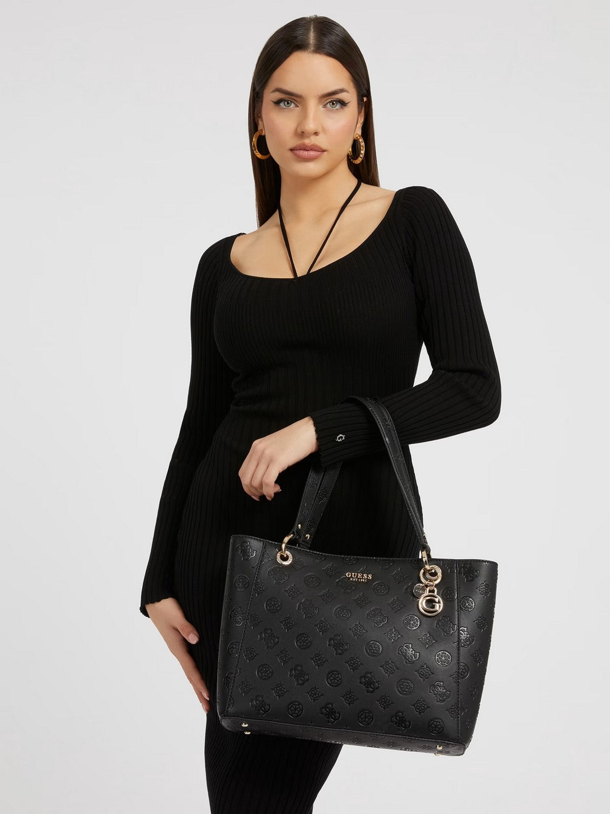 GUESS Borsa Donna HWPG87 47230 BLA Nero gioboutiqueweb