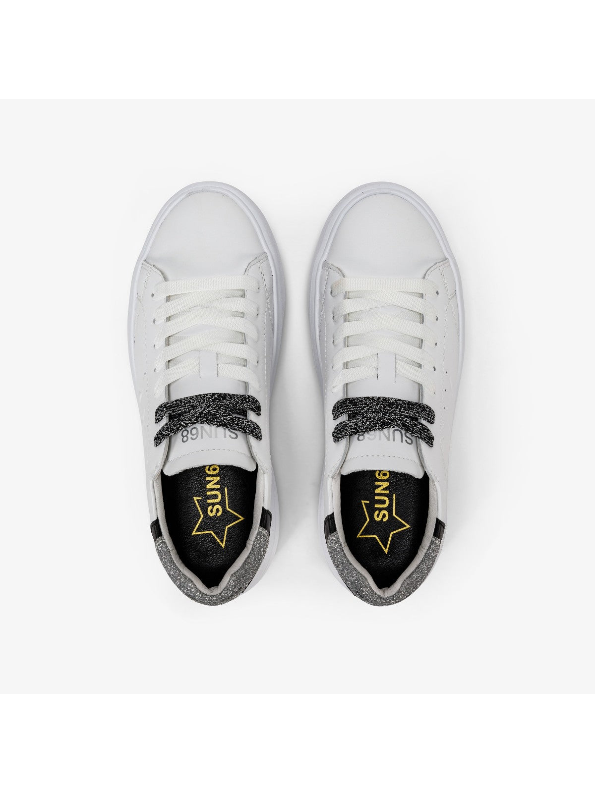 SUN68 Sneaker Donna Grace leather Z43225 0144 Bianco gioboutiqueweb