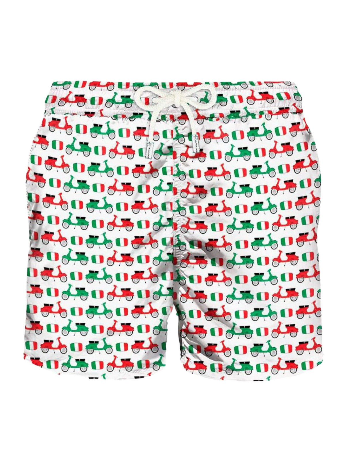 MC2 SAINT BARTH Costume da bagno Uomo Boxer LIGHTING MICRO VPFL01 Bianco gioboutiqueweb