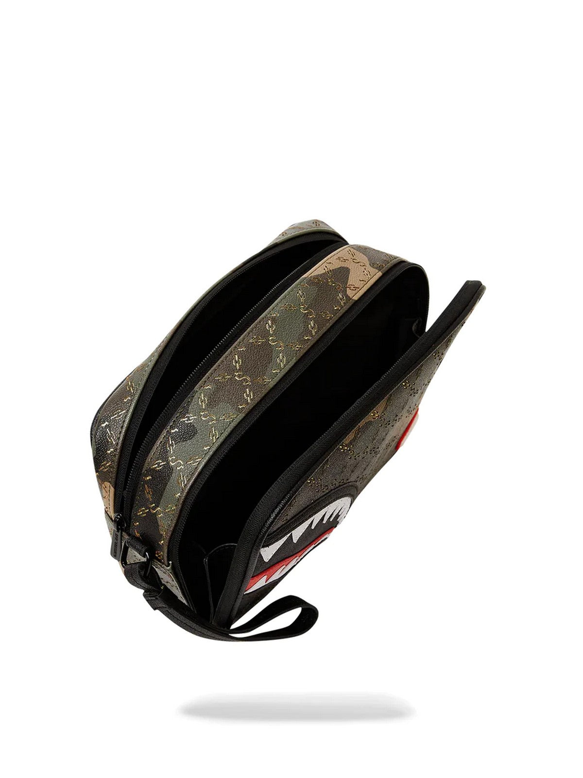 SPRAYGROUND Pochette Uomo $ Pattern over camo 910B5554NSZ Verde gioboutiqueweb