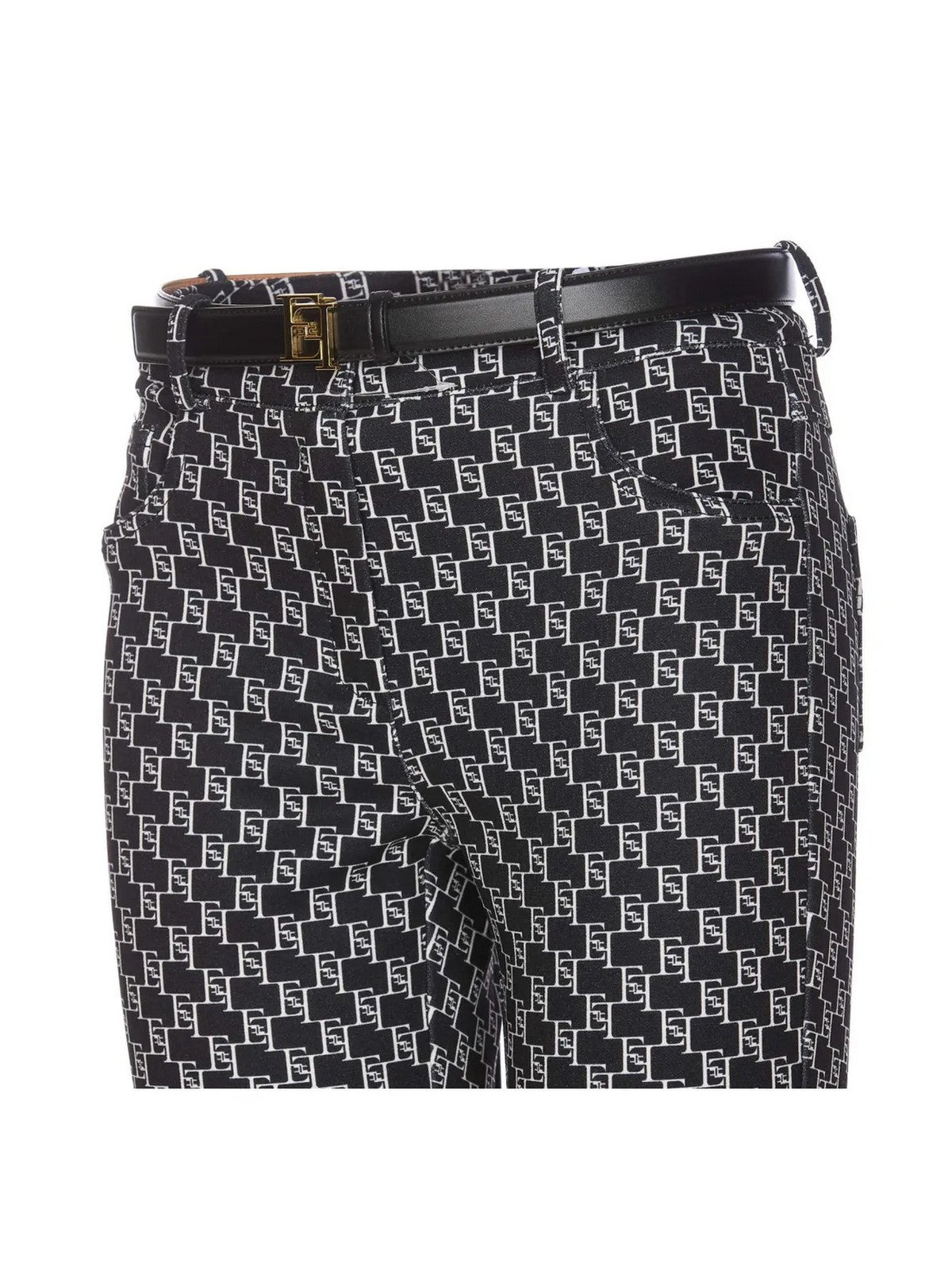 ELISABETTA FRANCHI PA02041E2 685 Schwarze Hosen