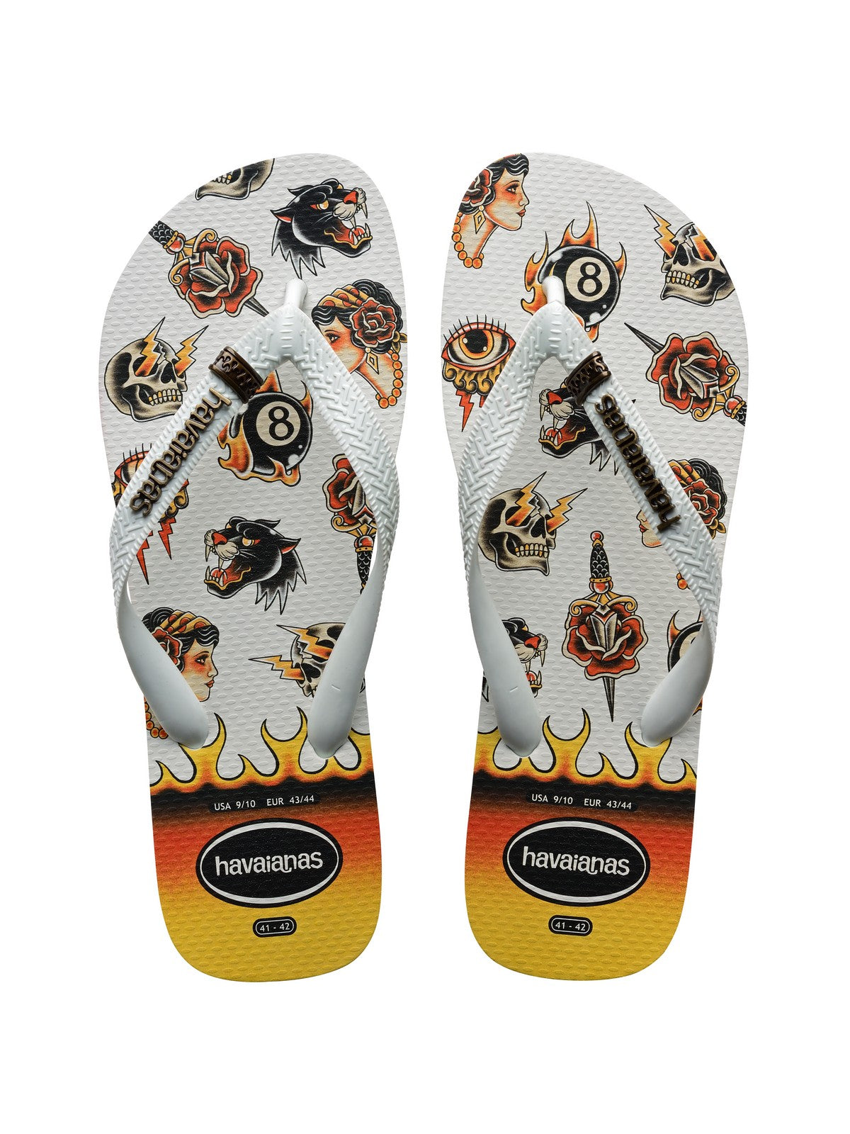 HAVAIANAS Infradito Uomo Hav. Top Tribo 4144505.0198 Bianco gioboutiqueweb