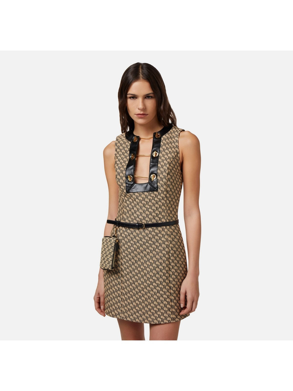 ELISABETTA FRANCHI Abito Donna AB64642E2 BD9 Beige gioboutiqueweb