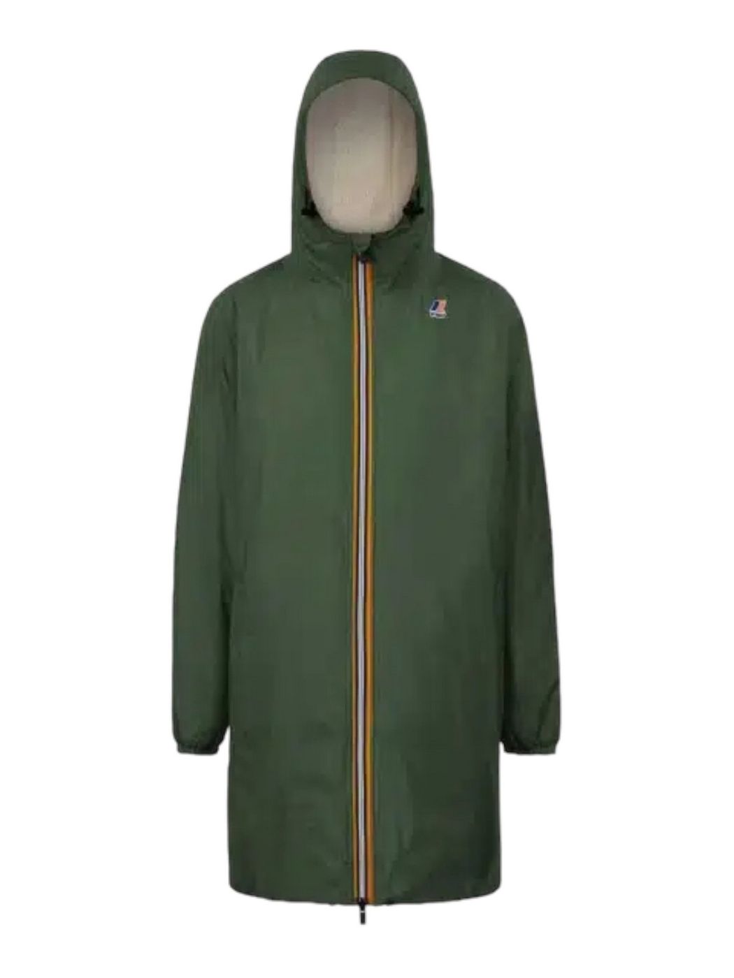 K-WAY Giubbino Uomo Le vrai 3.0 eiffel orsetto K3114KW WMR Verde gioboutiqueweb