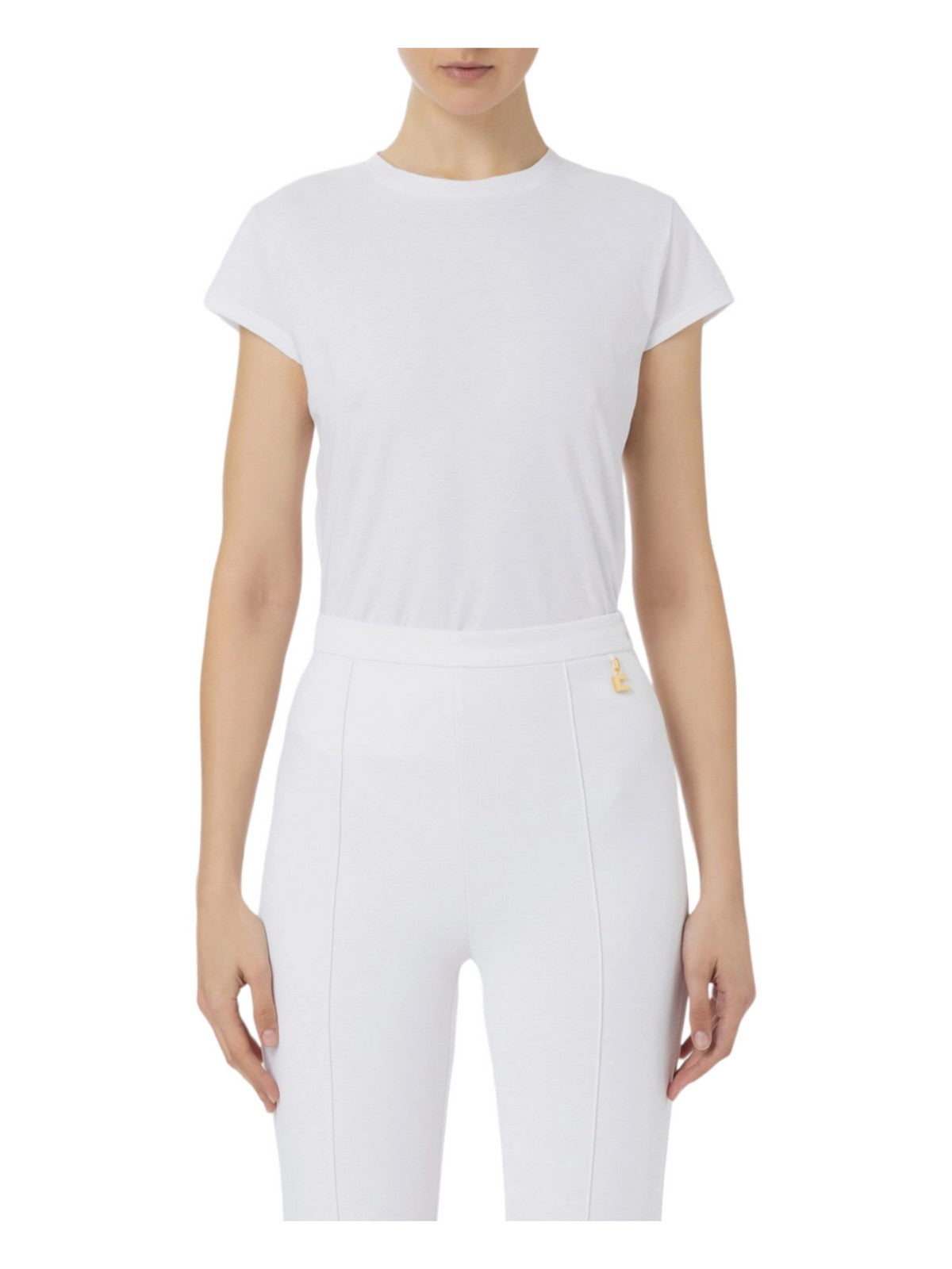 ELISABETTA FRANCHI T-Shirt e Polo Donna MA00441E2 270 Bianco gioboutiqueweb