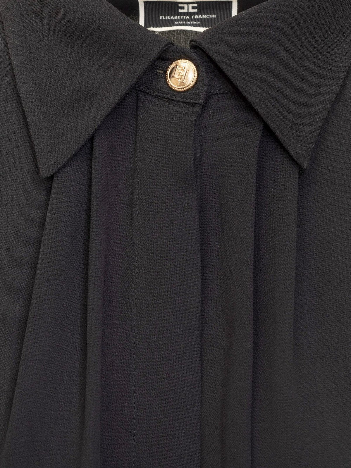 ELISABETTA FRANCHI Frauen AB50941E2 685 Schwarzes Kleid