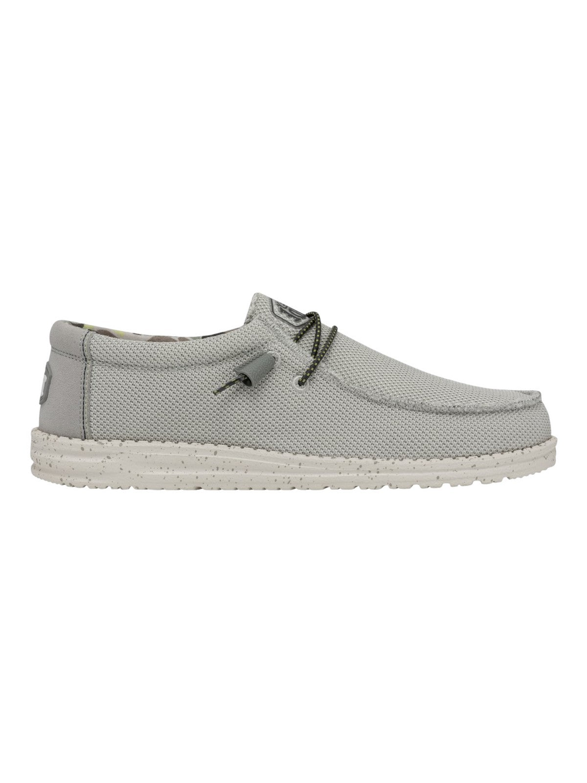 DUDE Mocassino Uomo Wally sox triple needl HD.40020 1HA Grigio gioboutiqueweb