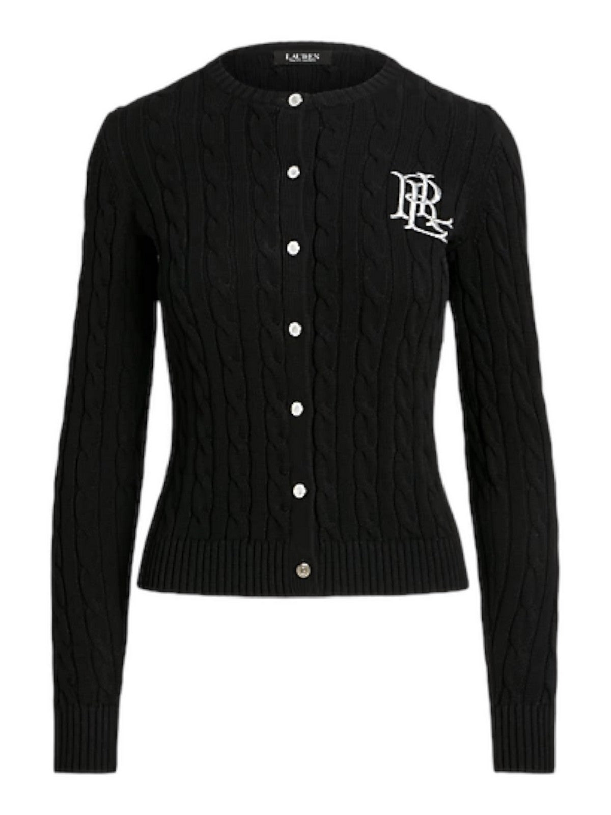 LAUREN RALPH LAUREN Cardigan Donna 200932225 003 Nero gioboutiqueweb