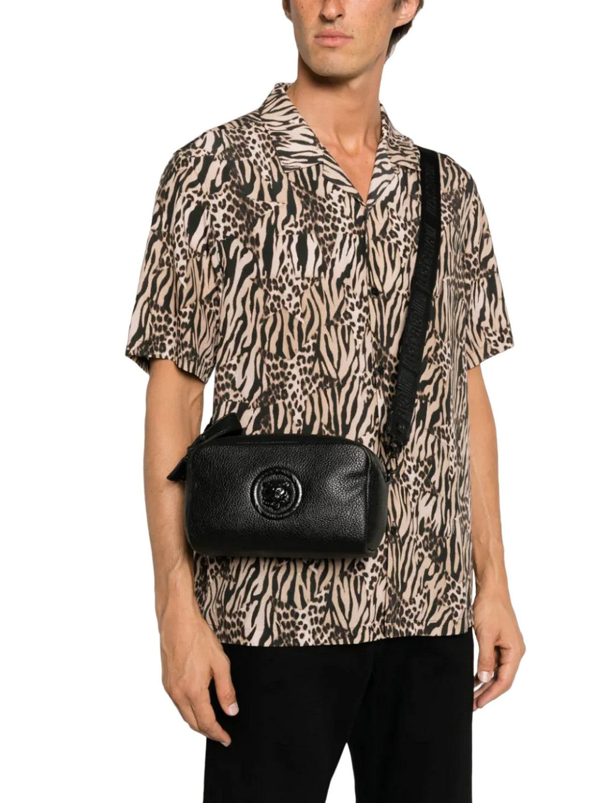 JUST CAVALLI Borsa Uomo 75QA4B26 ZG187 899 Nero gioboutiqueweb