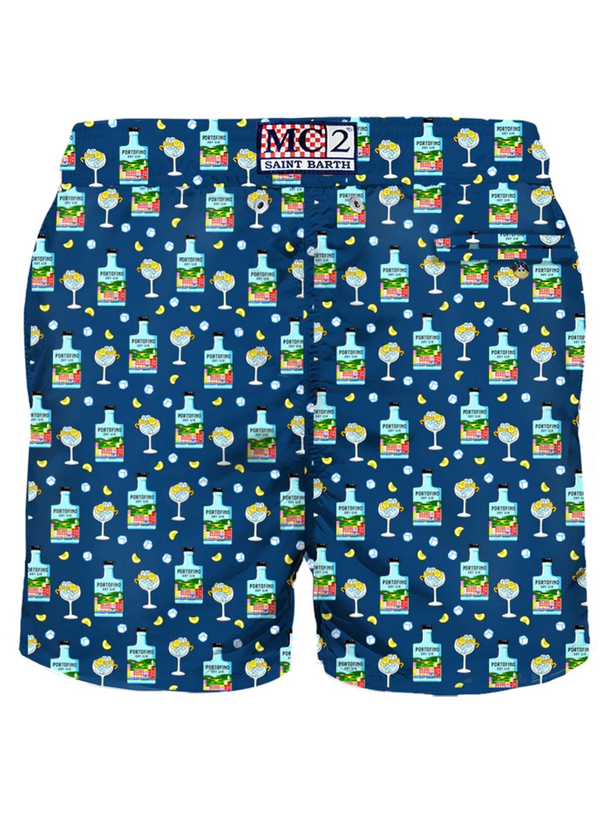 MC2 SAINT BARTH Costume da bagno Uomo Pantaloncino LIGHTING MICRO 07133D Blu gioboutiqueweb