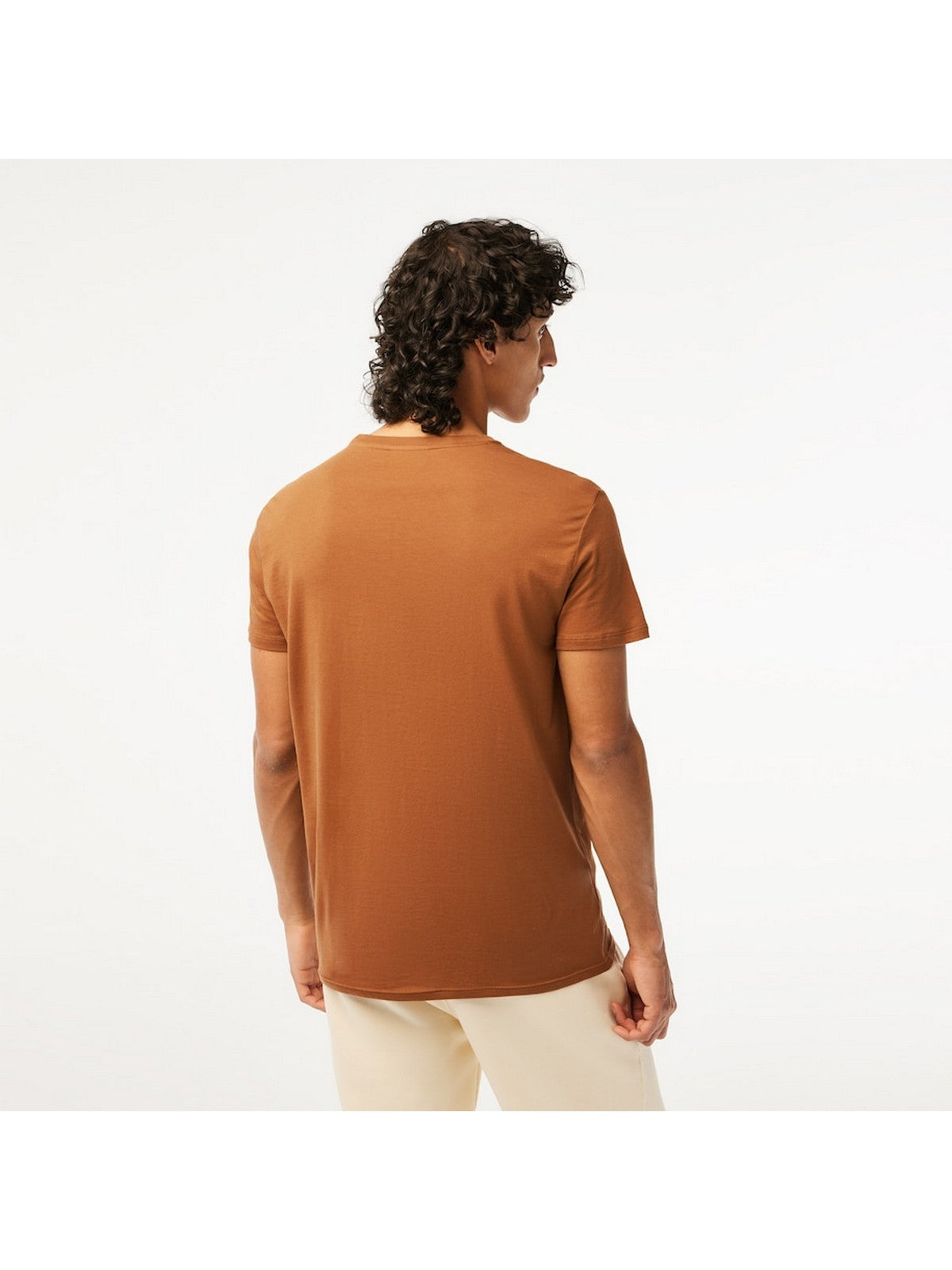 T-shirts de lacoste et pôle masculin Th6709 LFA Beige