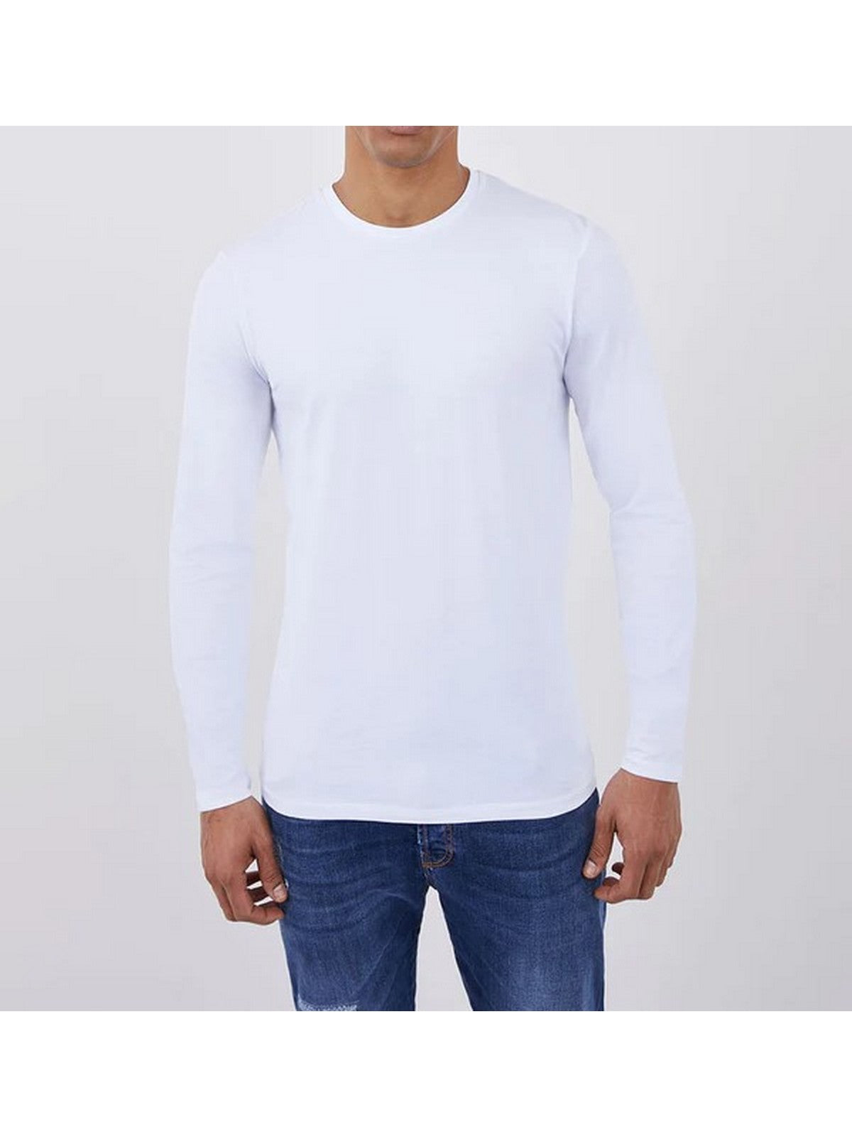 LIU JO UOMO T-Shirt e Polo Uomo M000P204LONGLOGO 01 Bianco