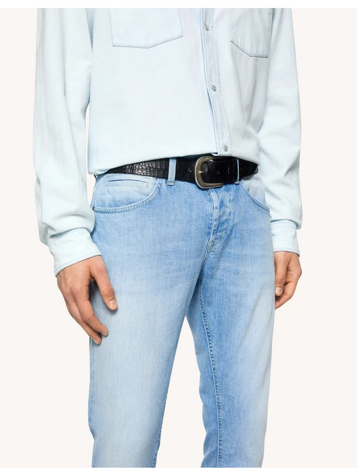 DONDUP Jeans Uomo George UP232 DSE317U GW6 800 Blu gioboutiqueweb