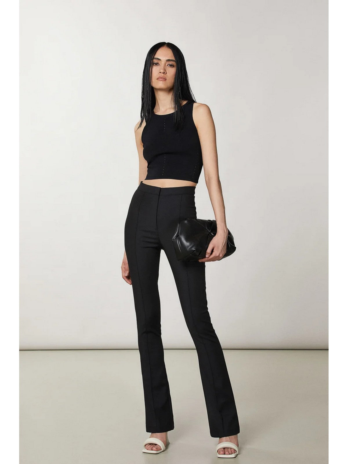 PATRIZIA PEPE Pantalone Donna CP0208 AQ39 K103 Nero gioboutiqueweb