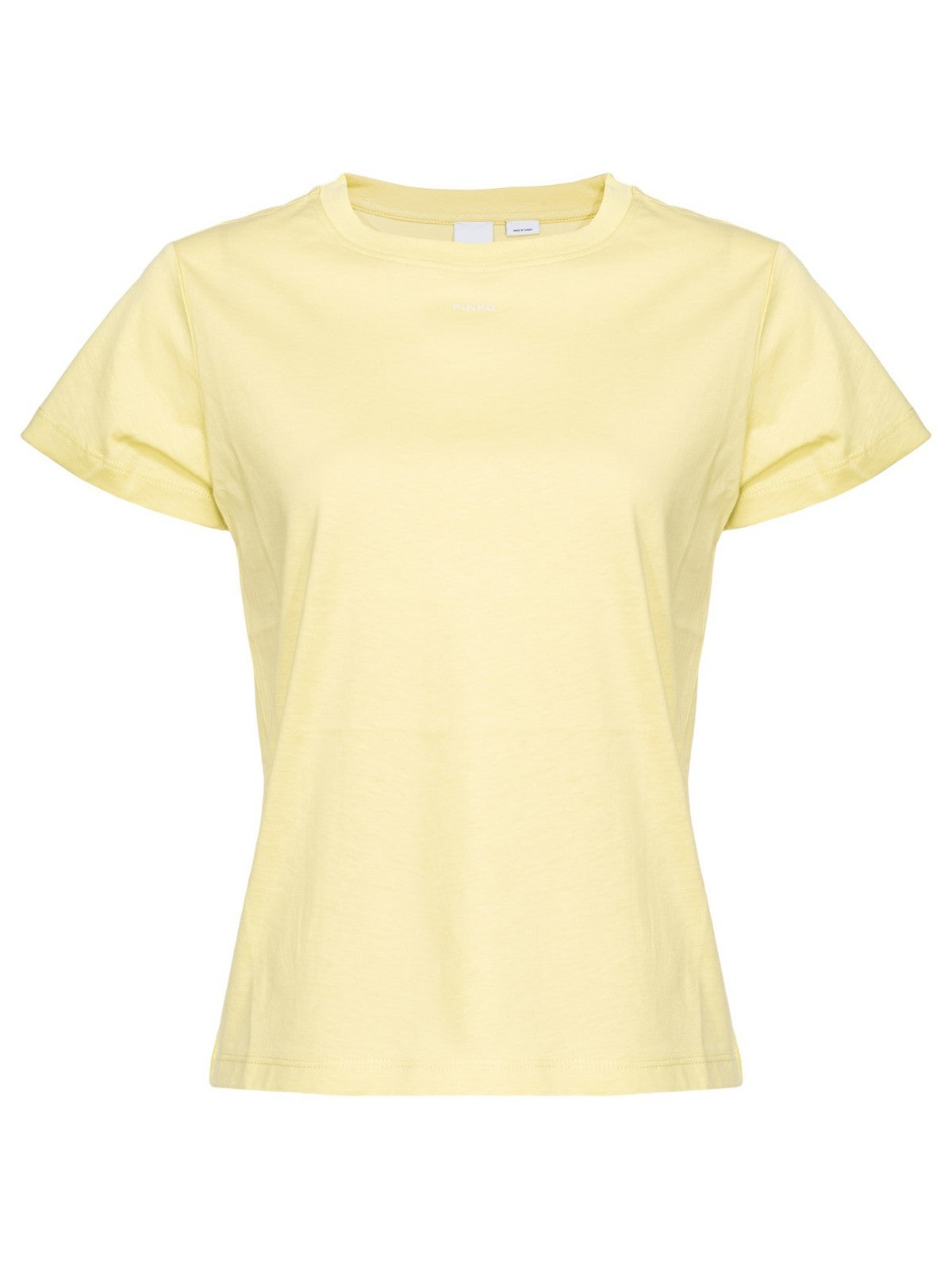 Pinko T-Shirt und Basis Frauenstange 100373-A1N8 H23 Gelb