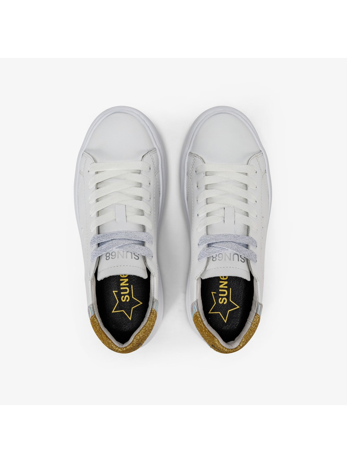 Sun68 Sneaker Woman Grace Leather Z43225 0143 White