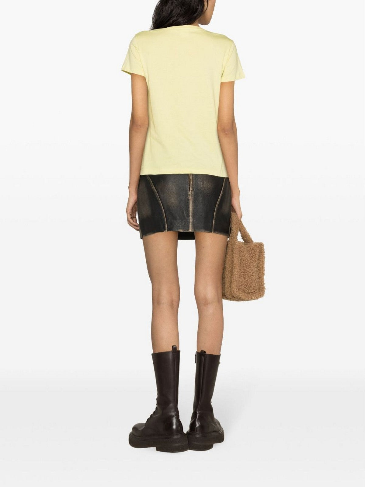 PINKO T-Shirt e Polo Donna Bussolotto 100355-A1NW H23 Giallo gioboutiqueweb