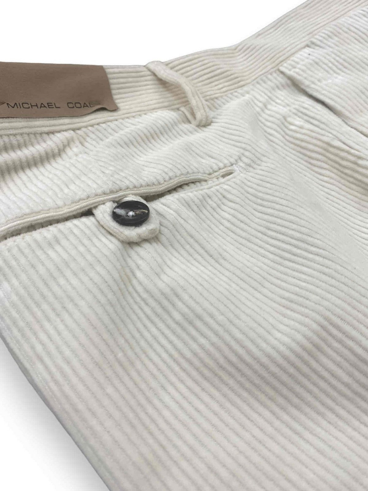 MICHAEL COAL Pantalone Uomo MCFRK3588F23C 009 Bianco