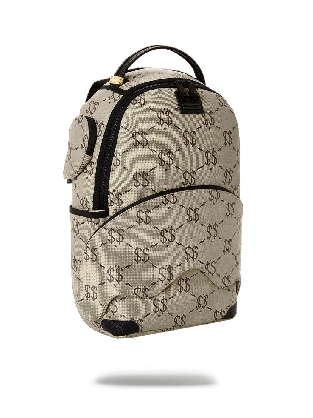 SPRAYGROUND Unisex Adult Double Money 910B4636NSZ Beige backpack