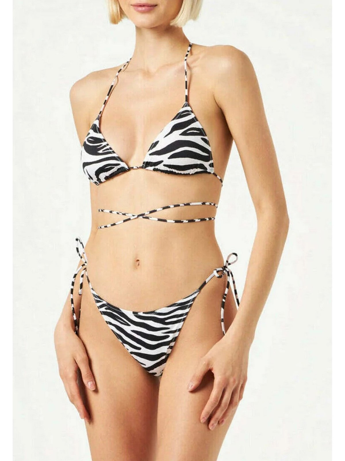 MC2 SAINT BARTH Costume da bagno Donna VERONIKA 07268D Bianco gioboutiqueweb