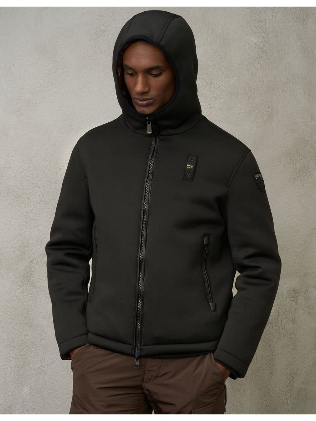 BLAUER Piumino Uomo 23WBLUC06047 006359 999 Nero gioboutiqueweb