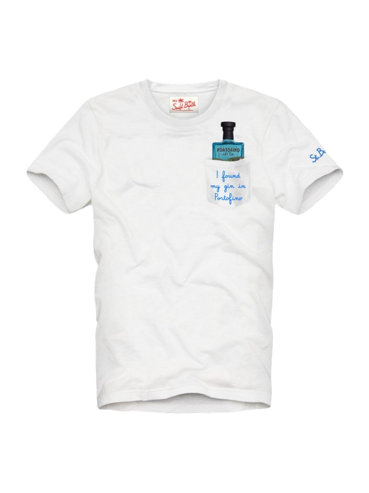 Mc2 Saint Barth T-shirt and Men's Pole Austin 07065D White