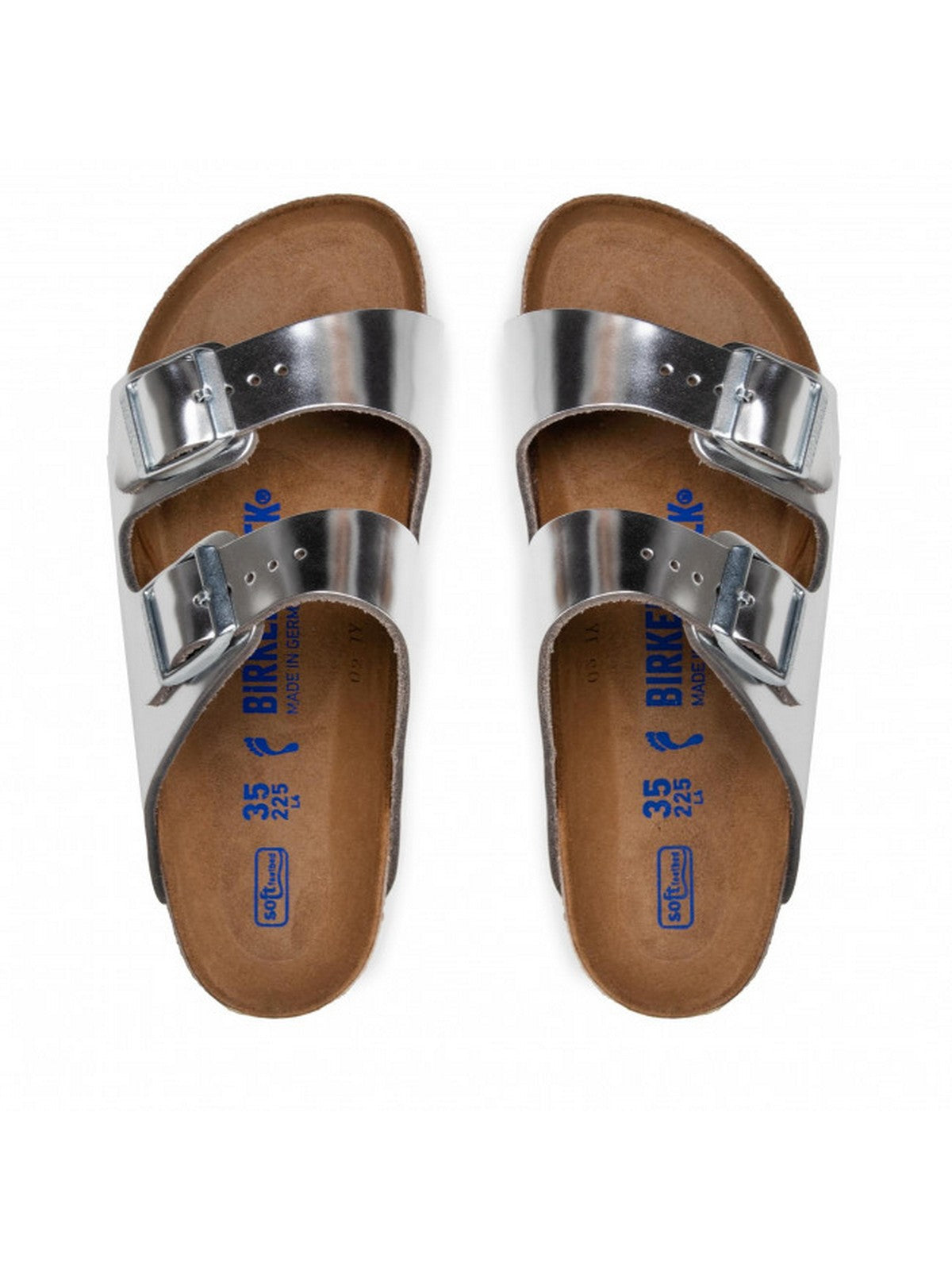 Birkenstock Sandalo Donna Arizona 1005961 silver