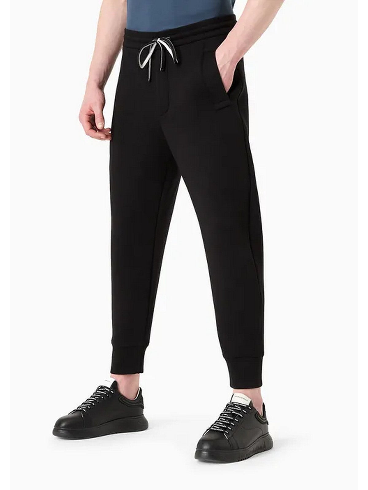 EMPORIO ARMANI Pantalone Uomo 8N1P92 1JHSZ 0999 Nero gioboutiqueweb