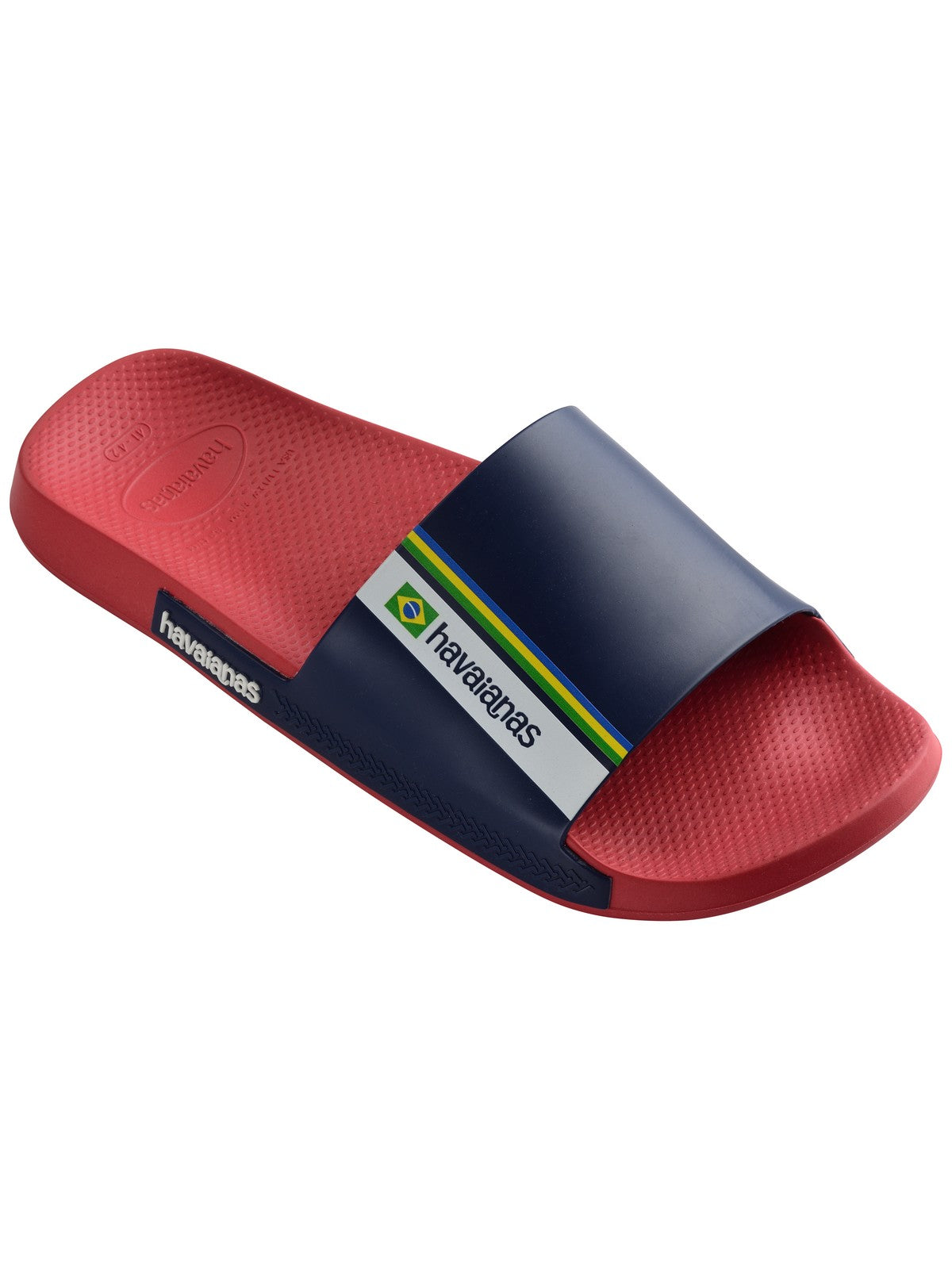 HAVAIANAS Ciabatta Unisex adulto Hav. Slide Brasil 4147319.1440 Rosso gioboutiqueweb
