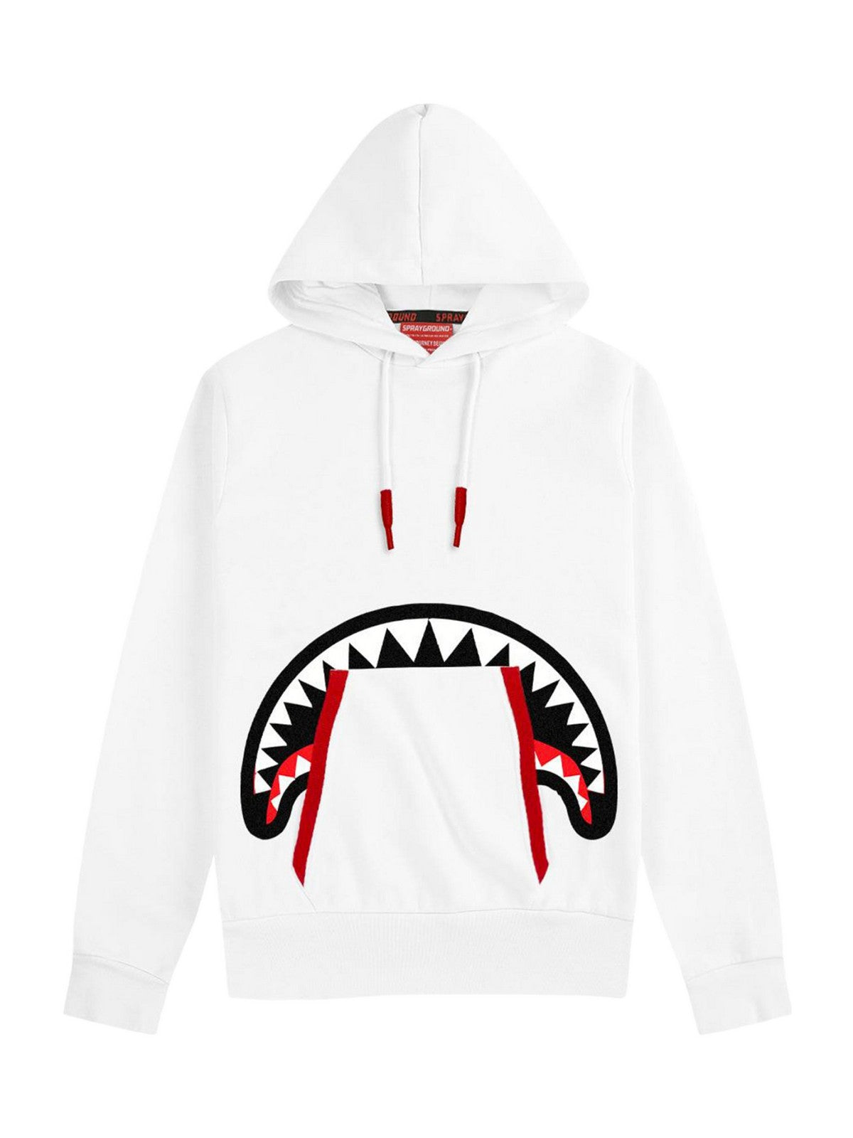 SPRAYGROUND Felpa Uomo SP364WHT Bianco gioboutiqueweb