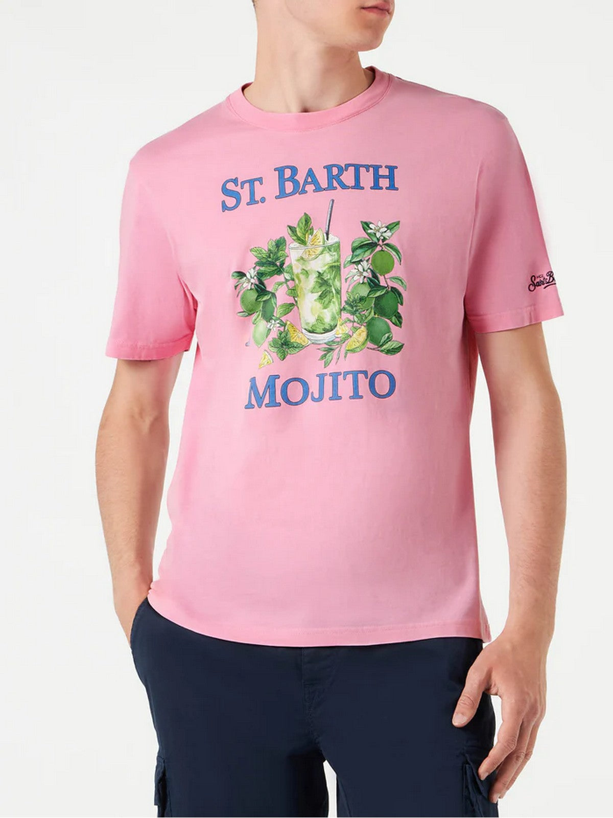 MC2 SAINT BARTH T-Shirt e Polo Uomo TSHIRT MAN 04303D Rosa gioboutiqueweb