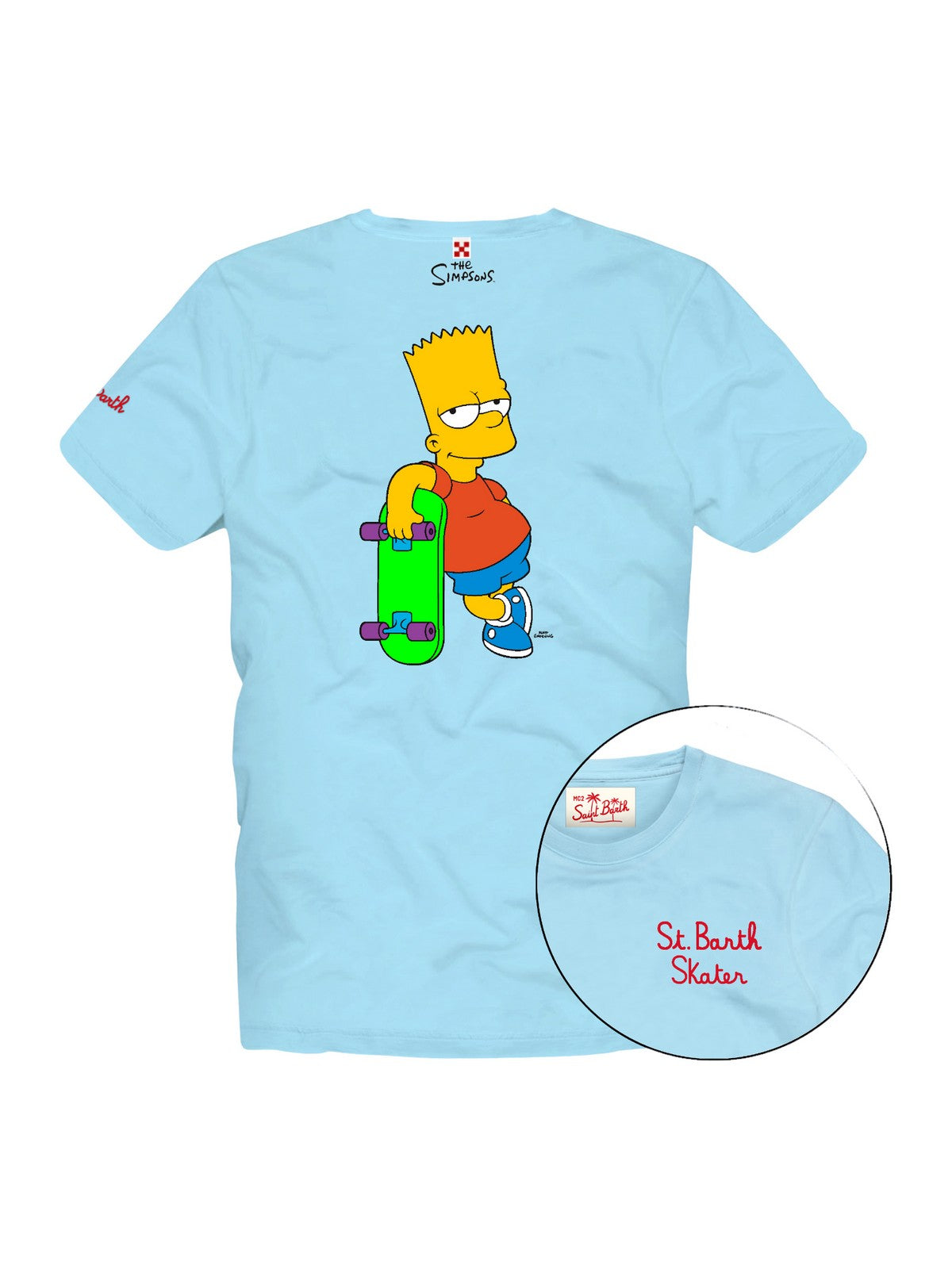 MC2 SAINT BARTH T-Shirt e Polo Uomo TSHIRT MAN 00895D Blu gioboutiqueweb